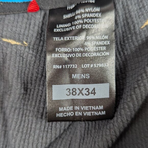 Gerry Fleece Lined Active Outdoor Khaki Pants 38x34 - Picture 3 of 6